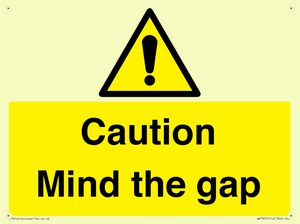 Caution Mind the gap